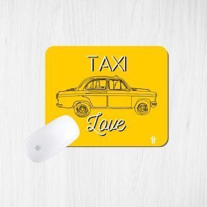 taxi love mouse pad